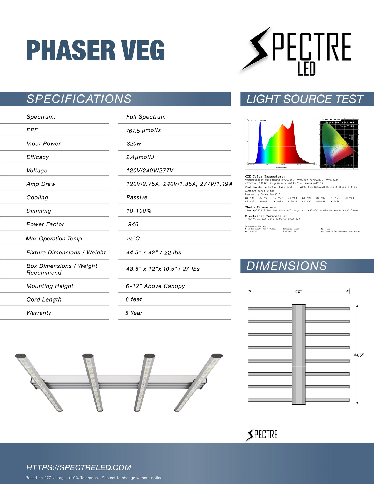 Spectre LED - PHASER VEG